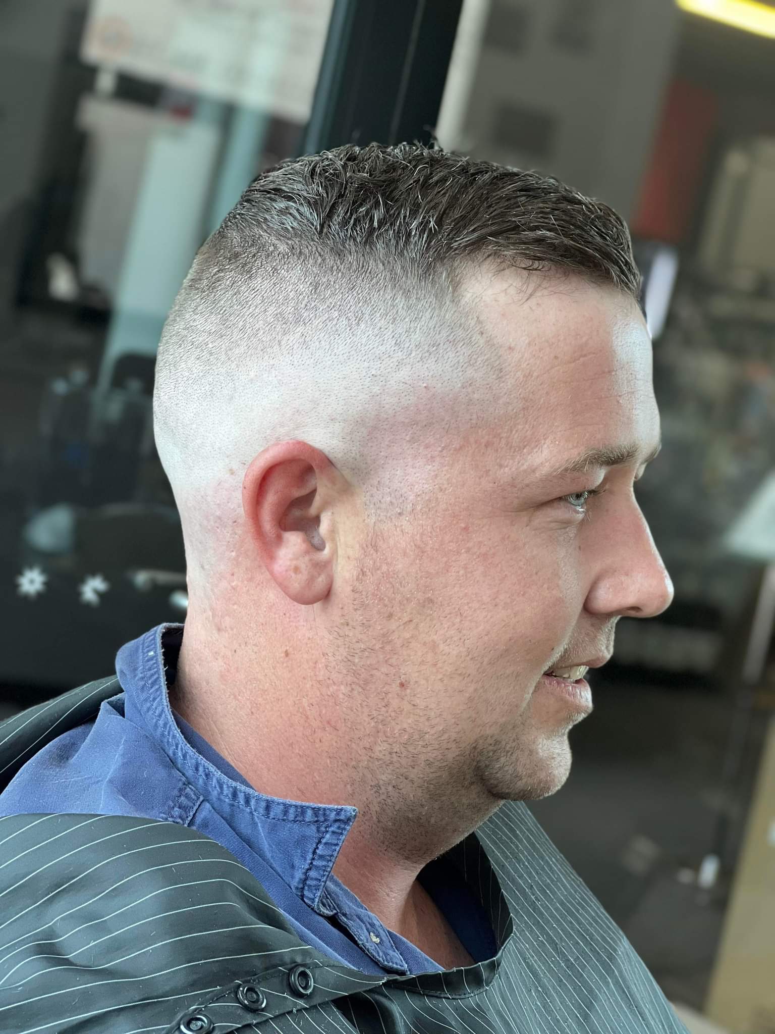 Fresh haircut at Colossal Barbers